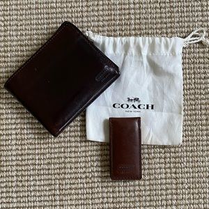 Coach Billfold and Money Clip
